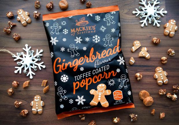 Gingerbread popcorn