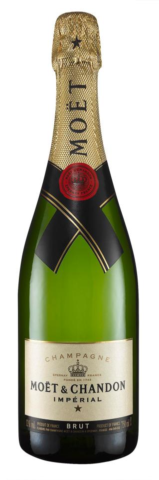  Moet & Chandon's pricey fizz came second in the taste test