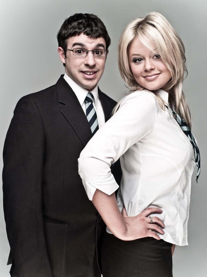 The I’m A Celeb star, with Simon Bird who played Will McKenzie in the Inbetweeners, is best known for her role as Charlotte Hinchcliffe