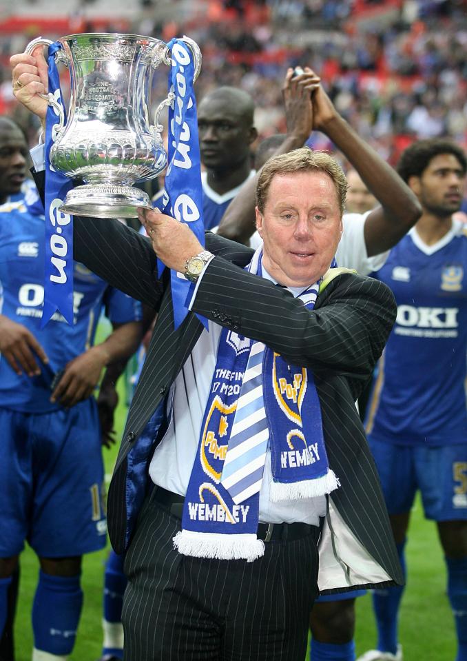  Redknapp won the FA Cup with Portsmouth back in 2008