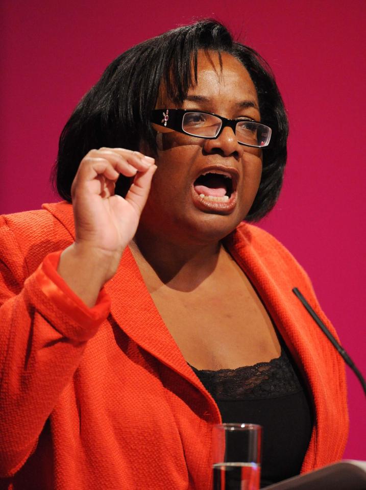  Dianne Abbott has slammed the police tactic of knocking moped muggers off their bikes