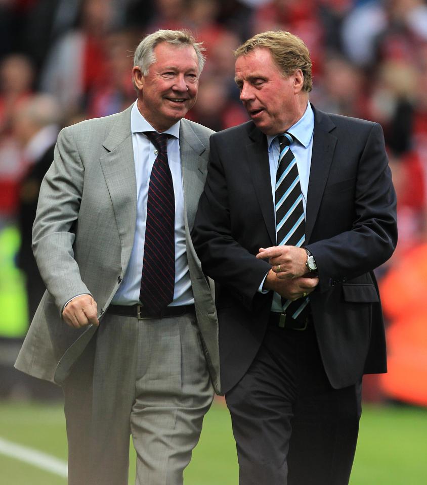  Harry Redknapp, right, is a big fan of Sir Alex Ferguson