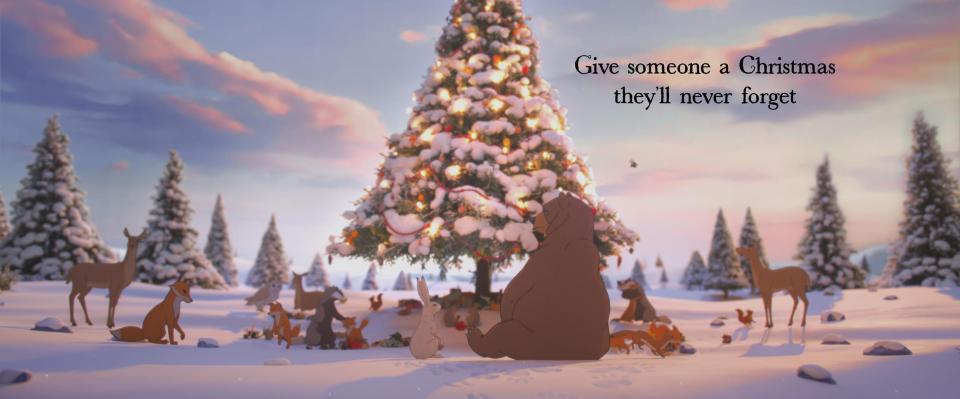  The 2013 animated advert showed the endearing friendship of a hare and a bear