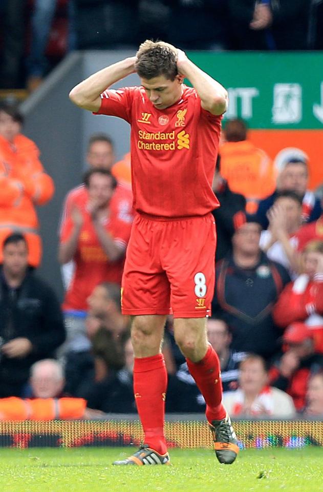  Steven Gerrard says he was under so much painkillers he should not have played