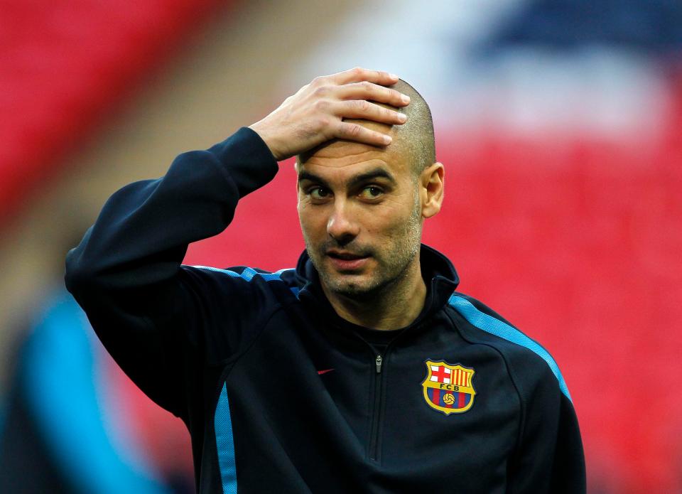  Pep Guardiola was ultimately given the job at Barcelona