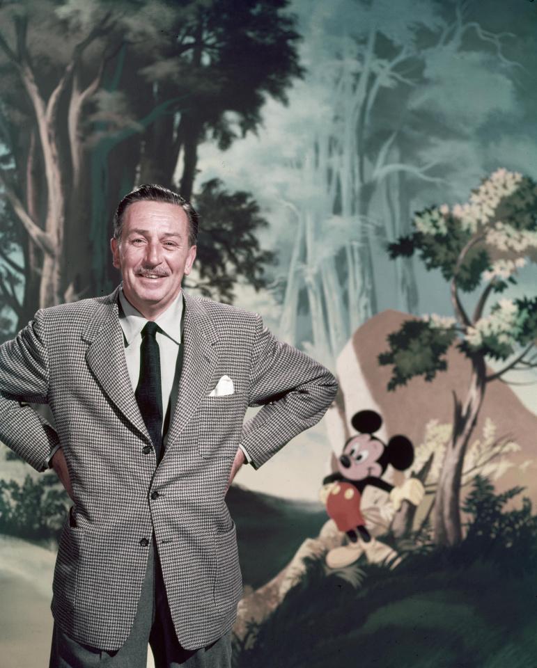  Walt with the beloved mouse in 1950