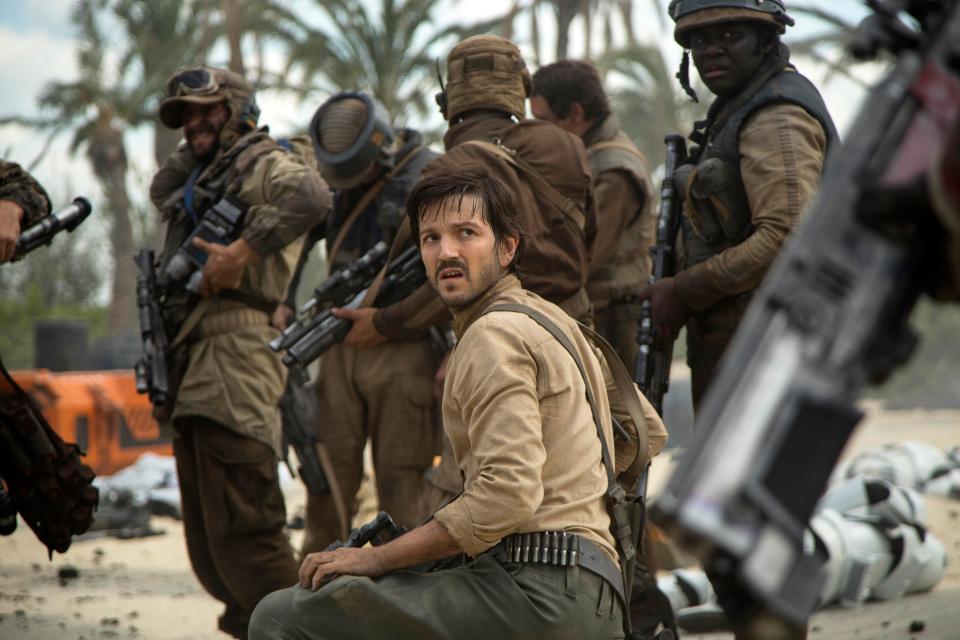  Diego Luna as Cassian Andor in Rogue One: A Star Wars Story, which is set for a prequel on the new Disney subscription service