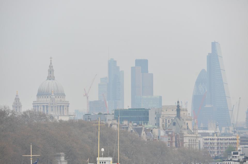  Londoners worry the most about air pollution (55 per cent) followed by Edinburghers (52 per cent) and Mancunians (50 per cent)