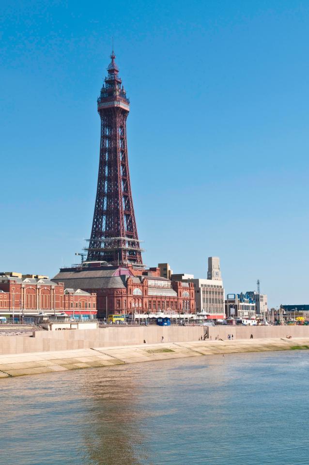  The famous tower is right on Blackpool's seafront