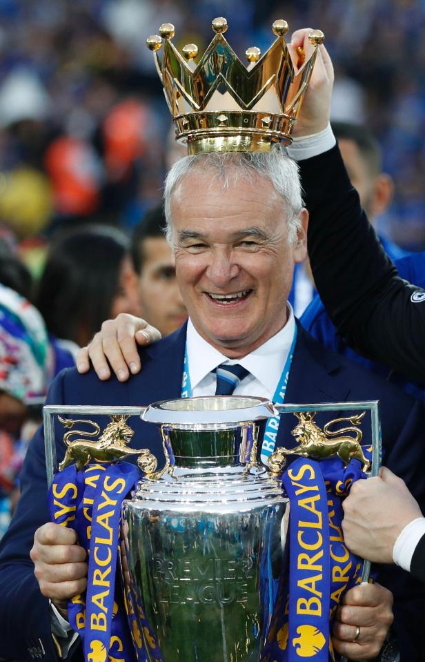  Claudio Ranieri took Leicester City to the Premier League title in 2016