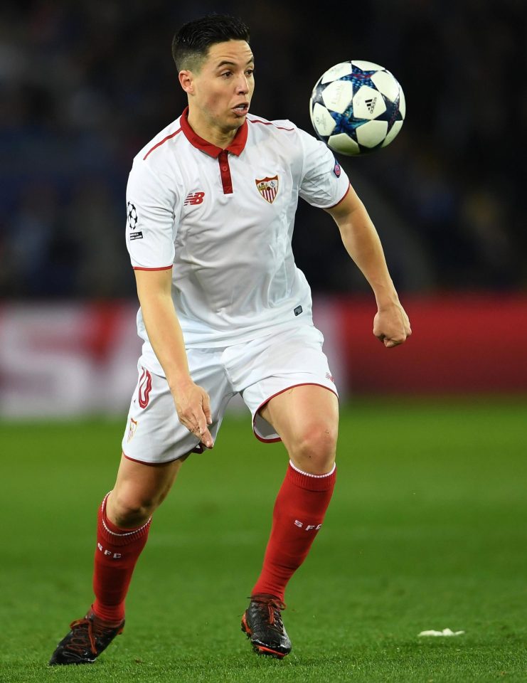  Samir Nasri is said to be having a medical with West Ham