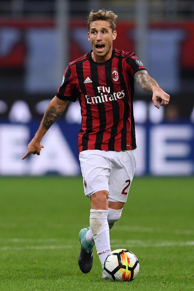  AC Milan need cover after losing Lucas Biglia for four months with a calf injury