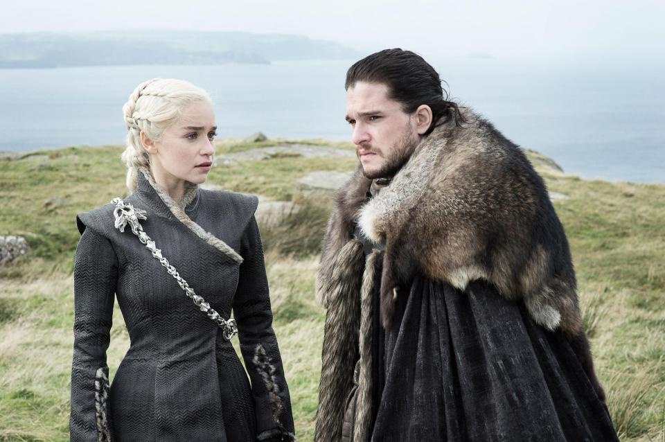  Daenerys Targaryen (Emilia Clarke) and Jon Snow (Kit Harington) will return for the final series of Game Of Thrones 