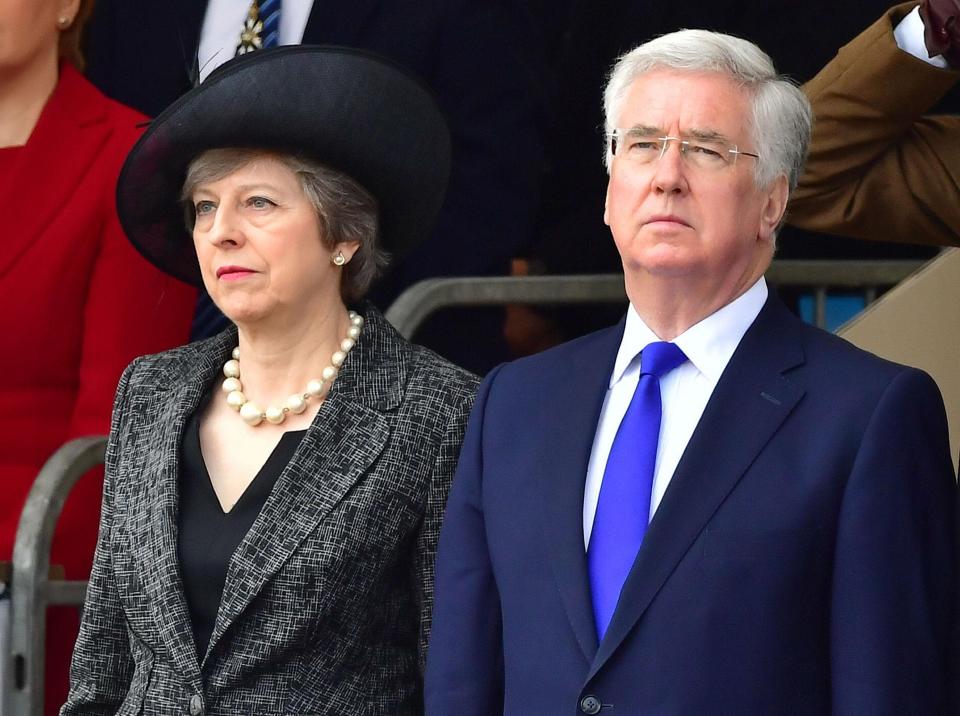  Even the PM's loyal former Cabinet minister Sir Michael Fallon branded the deal 'doomed'