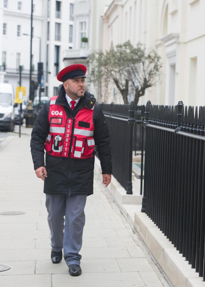  Youcef Mokhtari, 42 is one of the new 'bobbies' from "My Local Bobby", a private policing service available for a fee