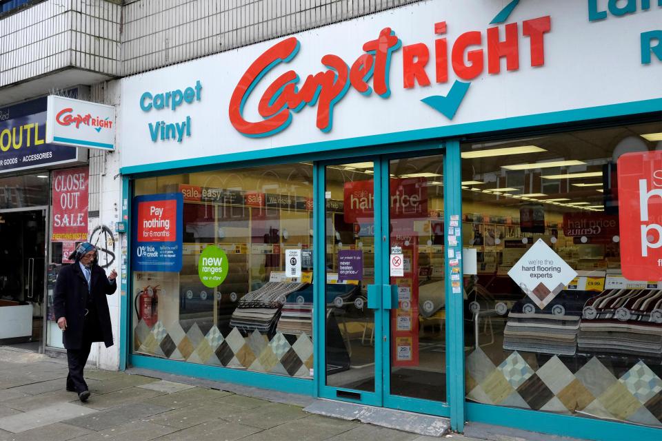  Carpetright shoppers will find it increasingly difficult to find a local store