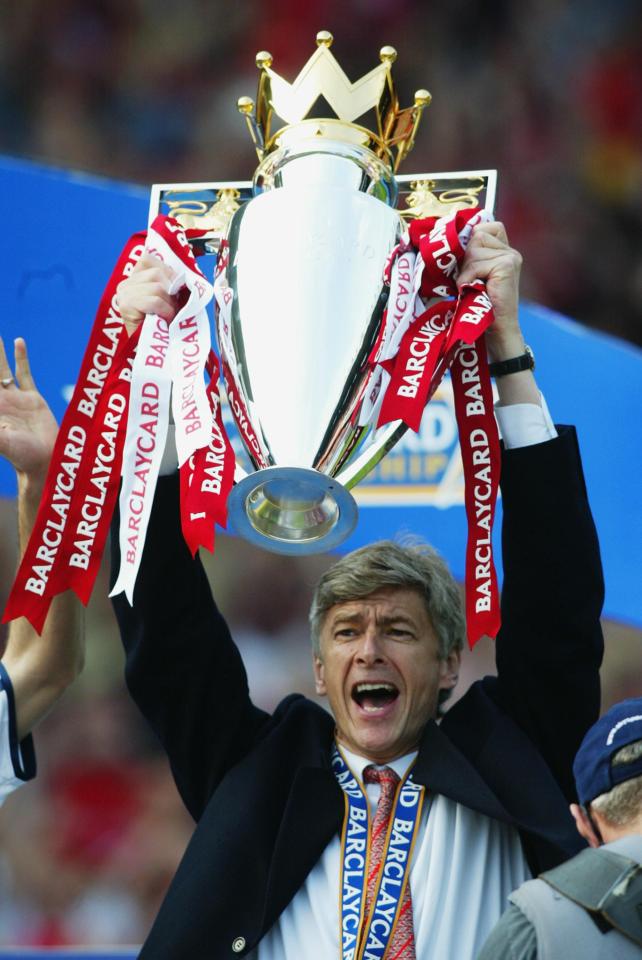  Wenger won three Premier League titles and seven FA Cups during 22 years at Arsenal