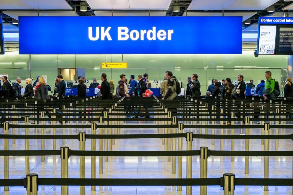  Queues at some airports could be longer once the UK leaves the EU