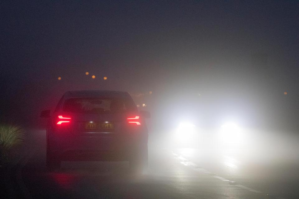  Motorists are legally required to use their headlights once visibility becomes poor