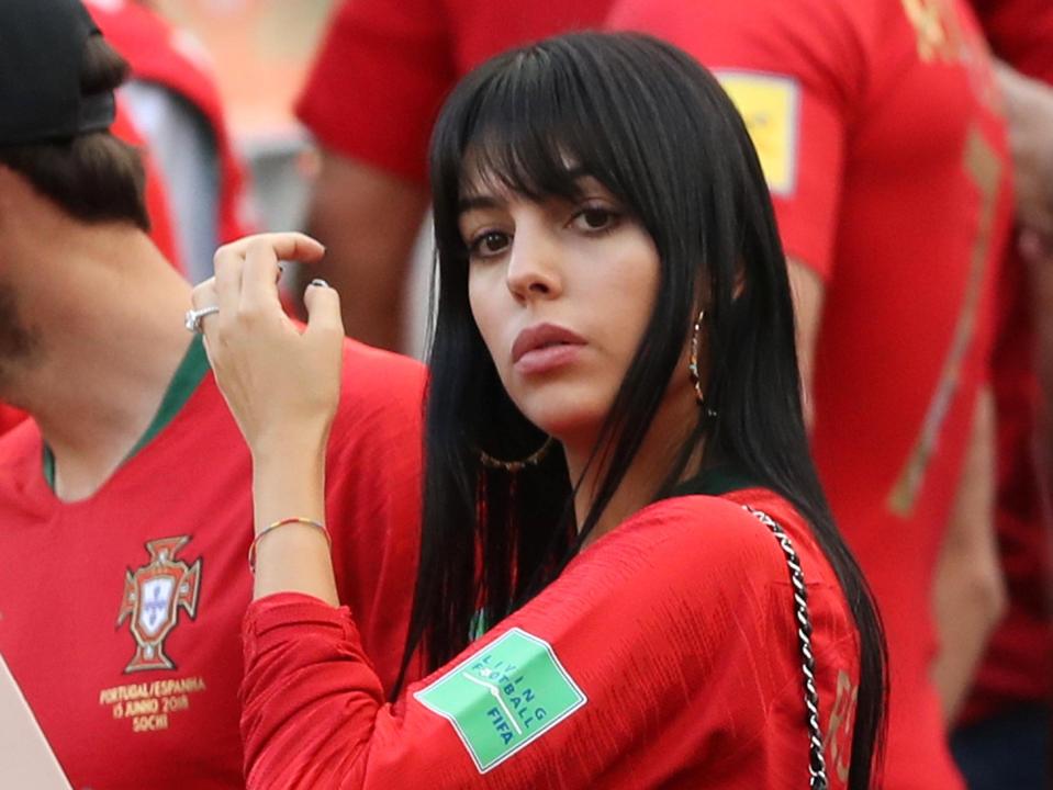  Georgina Rodriguez sparked engagement rumours by wearing a £615k diamond ring at the World Cup