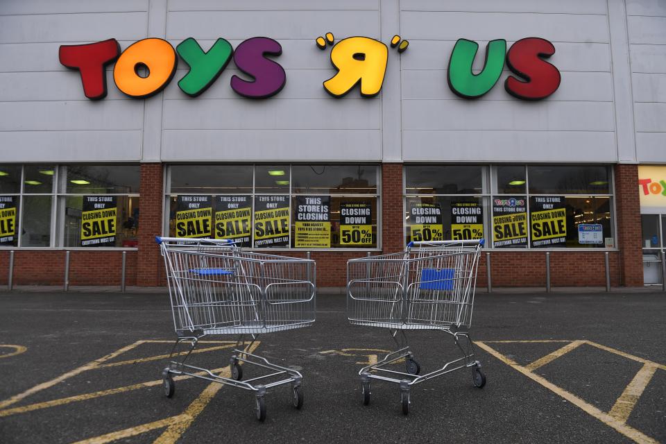  Toys R Us collapsed into administration earlier this year