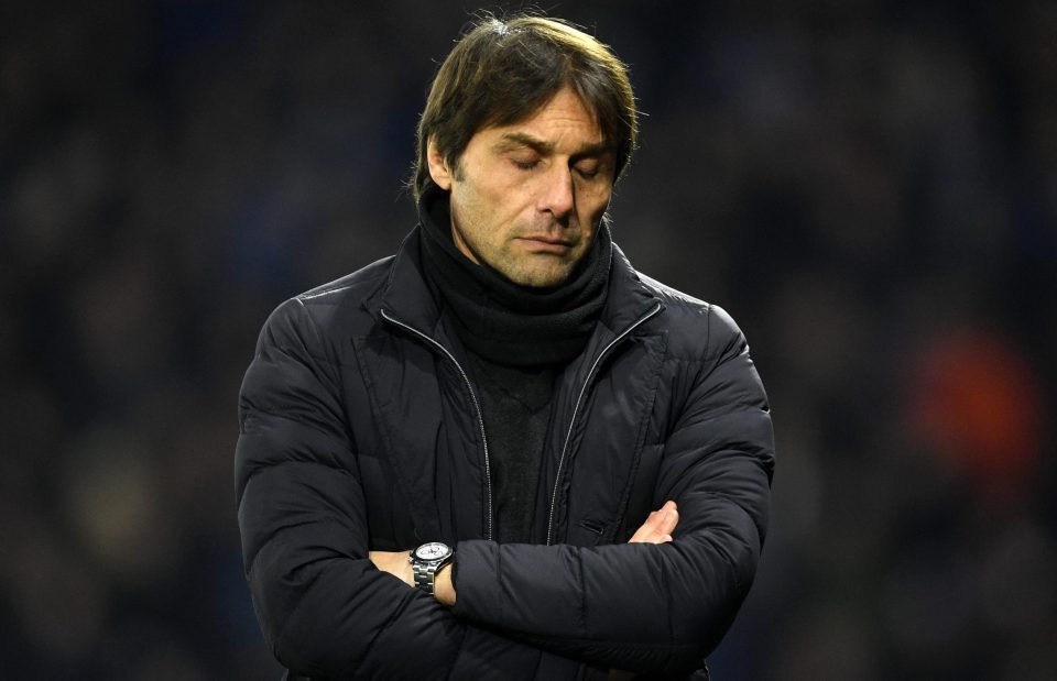  Conte has been without a job since the summer after being sacked by Chelsea