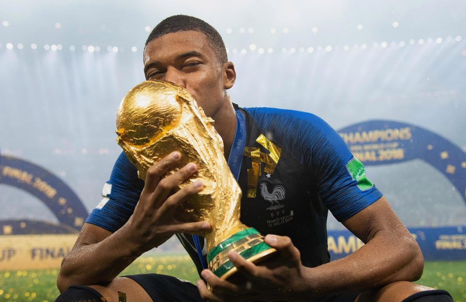  Kylian Mbappe is reportedly in the top three after helping France win the World Cup