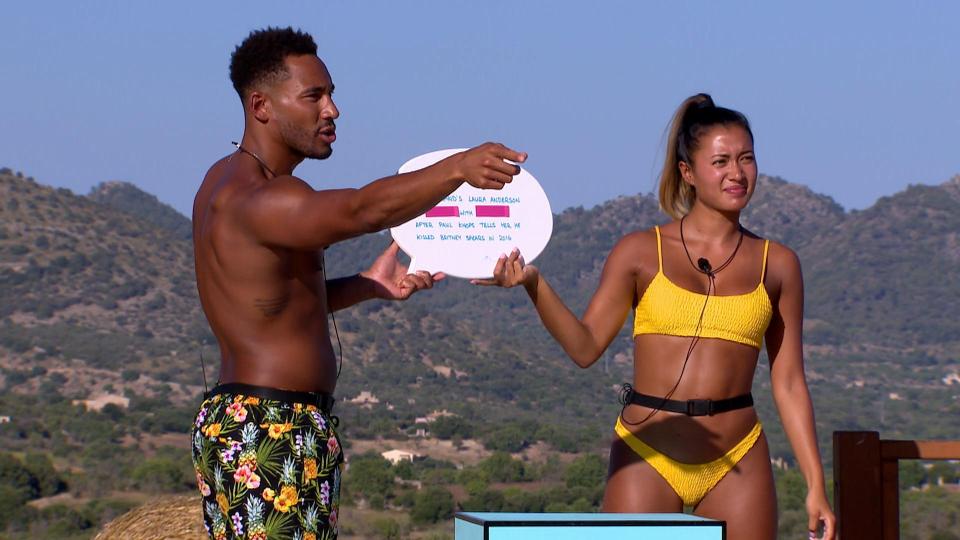  Kaz and Josh fell in love on Love Island