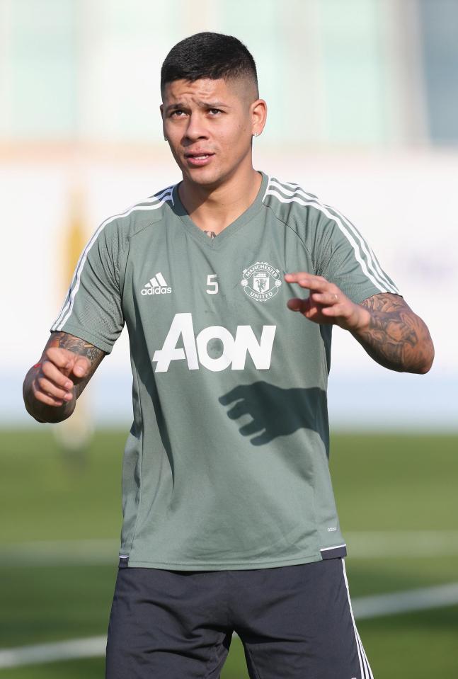  Marcos Rojo could be on the verge of joining Prem newcomers Wolves in January