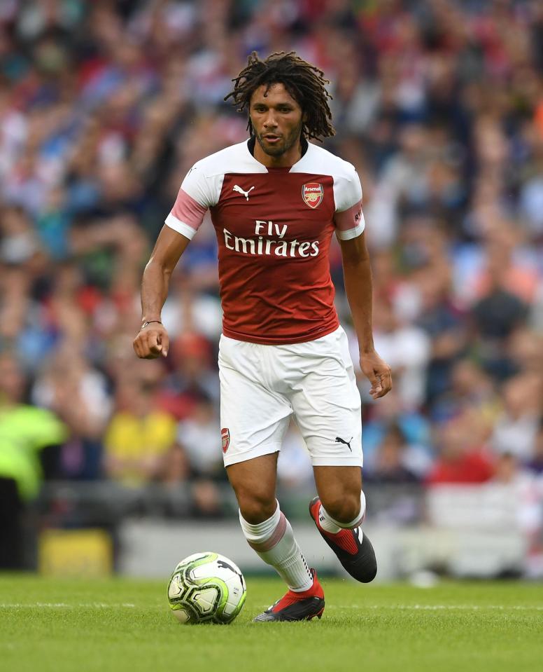  Mohamed Elneny is on the transfer list at Arsenal