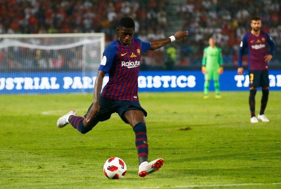  Dembele has been in great form for the Spanish champs this season