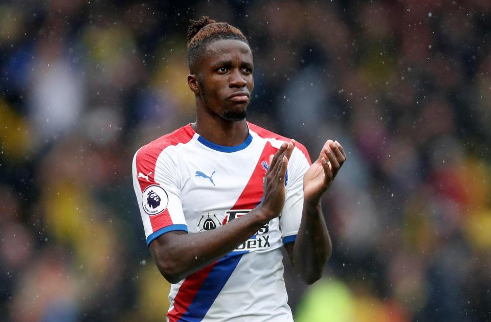  Crystal Palace star Wilfried Zaha is odds-on to join Chelsea