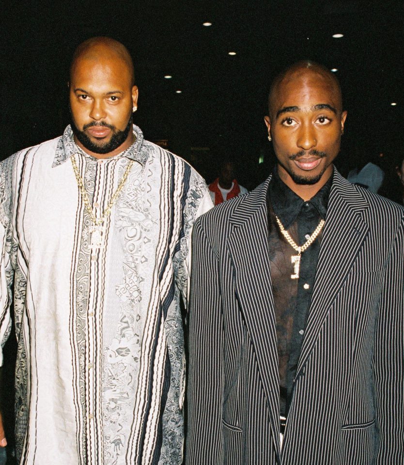  Some think Suge Knight, left, had Tupac killed because he wanted to leave Death Row Records