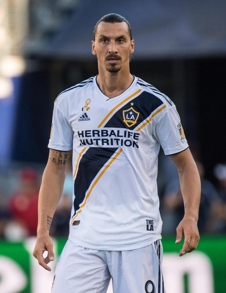  Zlatan Ibrahimovic and Paul Pogba teamed up at Old Trafford before the Swedish legend moved to MLS side LA Galaxy