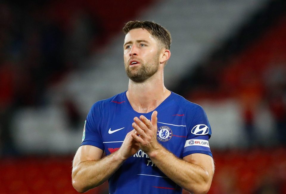  Gary Cahill of Chelsea is a surprise transfer target of AC Milan