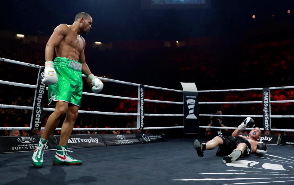  Eubank Jr was a replacement in the WBSS final between Smith and Groves but instead recorded a win on the undercard