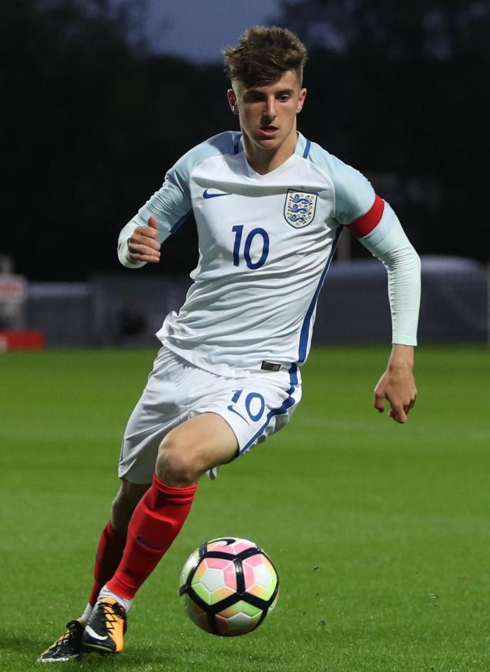  Mason Mount is another youngster who has earned a spot in Gareth Southgate's squad