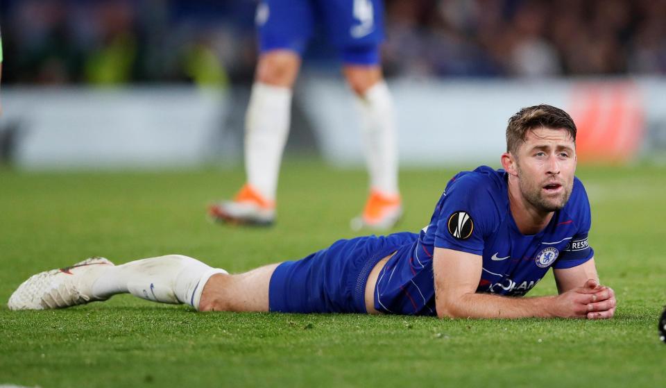  Defender Gary Cahill is out of contract at the end of the season