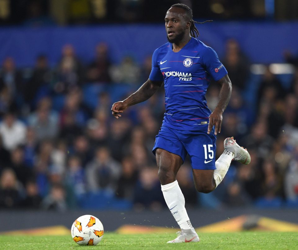  Moses was a key player under former boss Antonio Conte - but Sarri says he doesn't fit into his system