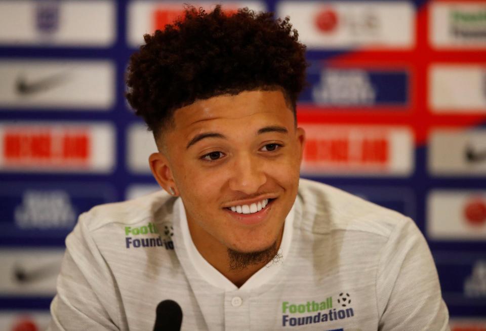  Jadon Sancho is the latest footballer to wear earrings