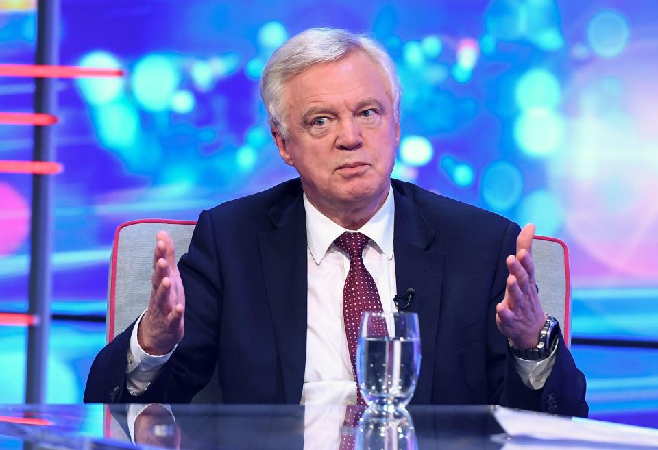  David Davis hit out at the Prime Minister's secret plans