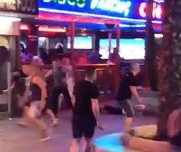  Tourists in Benidorm flee as bullets whizz down a city street in a gangland attack in July