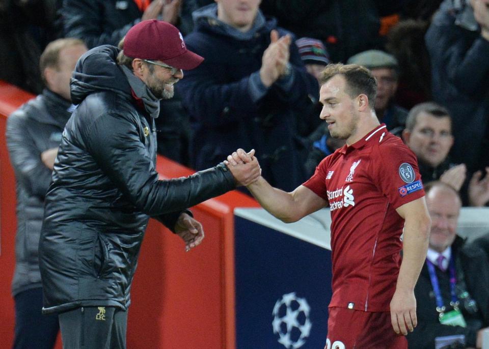  Jurgen Klopp has a decision to make on Shaqiri, who is of Kosovo-Albanian descent