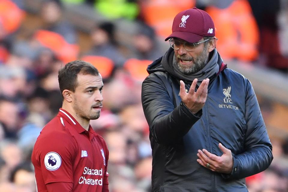  Jurgen Klopp was unsure what sort of reaction Shaqiri would get from Serbian supporters so he left him at home