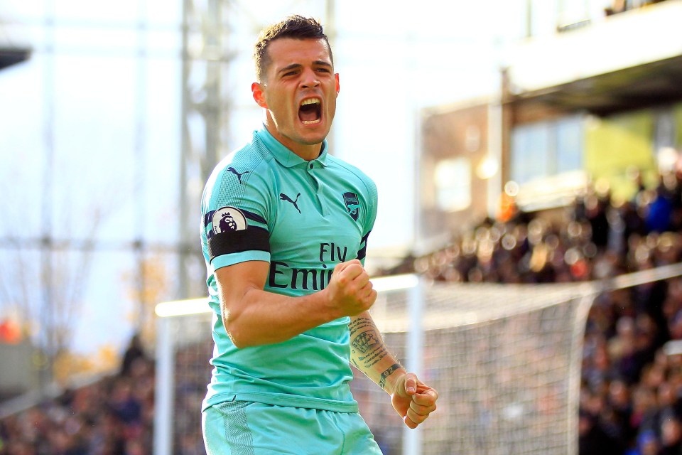 Granit Xhaka has been excellent for Arsenal this season