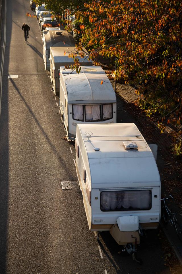  They have come together to form a small homeless community near the M32