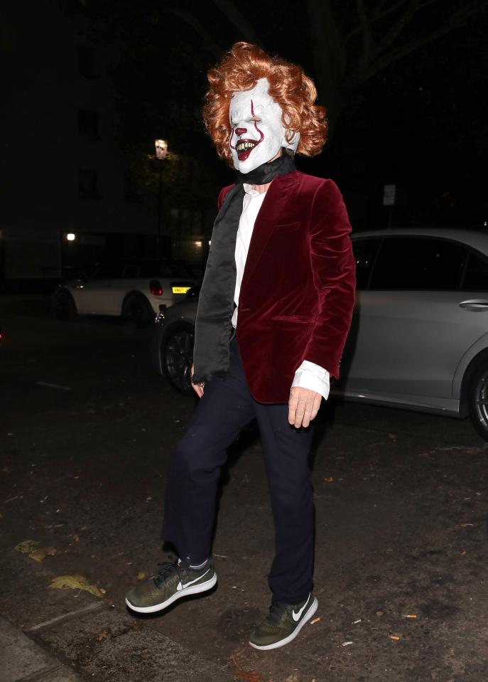  Mick Jagger arrived as Pennywise