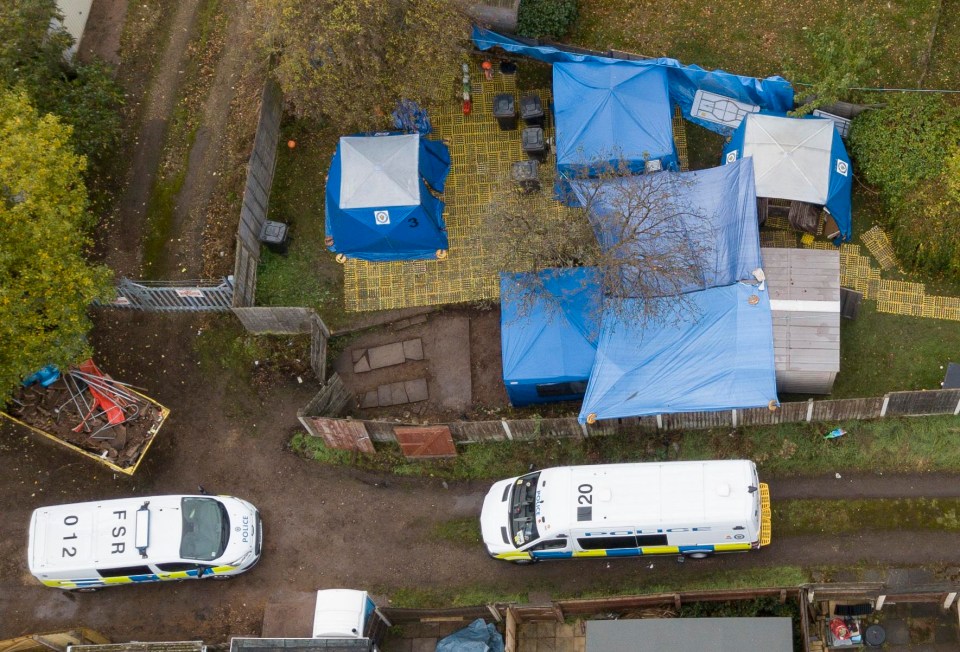 Police on the fifth day of their search for Suzy Lamplugh’s remains