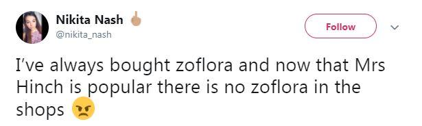  People are documenting their struggle to find Zoflora on Twitter