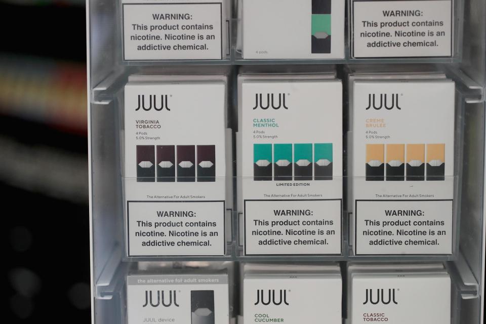  Juul products come a variety of flavours like creme brulee and cool cucumber